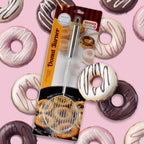 The Kosher Cook Donut Turner Oil Skimmer Spoon, Stainless Steel Slotted Spoon, Large Food Grade Spider Strainer for Draining and Frying