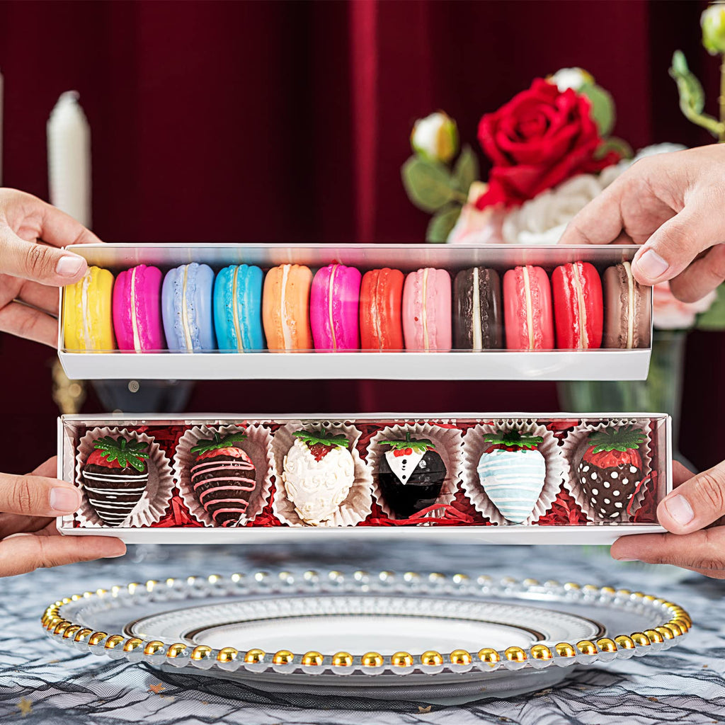 20Pack 12x2.25x2 Inches Long Box for Cocoa Bombs, Cookies, Truffle, Cake Ball