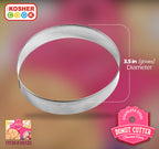 Hanukkah Cookie Cutters for Donuts - Stainless Steel Donut Cookie Cutter - 2 Piece Set Donut Cutter- The Kosher Cook