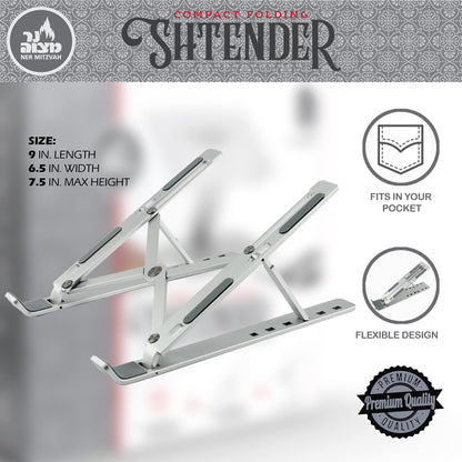 Ner Mitzvah Compact Tabletop Shtender - Adjustable Folding Book Stand - Shtender and Book Holder