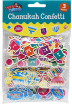 Hanukkah Confetti - 3 Styles: Menorahs, Dreidels and Happy Confetti - Hanukkah Party Decorations and Supplies by Izzy 'n' Dizzy