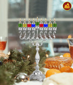 Ner Mitzvah Hanukkah Colored Ohr Lights, Pre-Filled Oil Candles - Small Size, 44 per pk. Burns Aprox. 1 1/2 Hrs