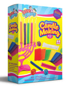 Izzy 'n' Dizzy Hanukkah Candle Making Kit - Includes 44 Beeswax Honeycomb Sheets, 44 Cotton Wicks, Instructions - Chanukah Arts and Crafts
