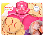 Hanukkah Cookie Cutters for Donuts - Stainless Steel Donut Cookie Cutter - 2 Piece Set Donut Cutter- The Kosher Cook