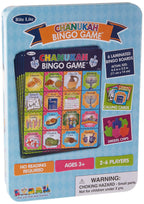 Chanukah Bingo Game by Rite Lite - Fun Hanukkah-Themed Bingo for Kids Ages 3+ - Includes 6 Bingo Boards, Calling Cards & Dreidel Chips - 2-6 Players - No Reading Required - Perfect for Holiday Parties