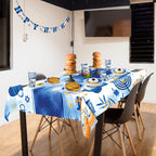 Izzy 'n' Dizzy Hanukkah Cups - 9 oz - 10 Pack - Hanukkah Paper Goods - Blue and White Chanukah Themed Party Supplies