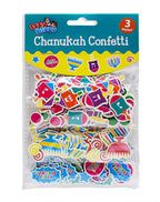 Hanukkah Confetti - 3 Styles: Menorahs, Dreidels and Happy Confetti - Hanukkah Party Decorations and Supplies by Izzy 'n' Dizzy