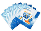 Izzy 'n' Dizzy Hanukkah Napkins, Hanukkah Paper Goods, Blue and White Chanukah Themed Party Supplies (Pack of 20)